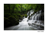 cascade du jura en pose lente